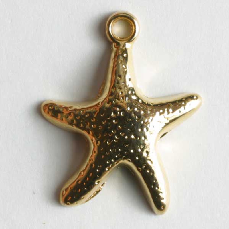 Sea Star 24K Gold-Plated Charm 1701