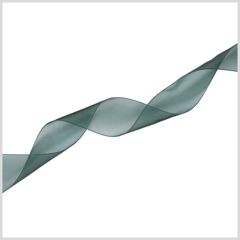 1.5" Hunter Organza Ribbon