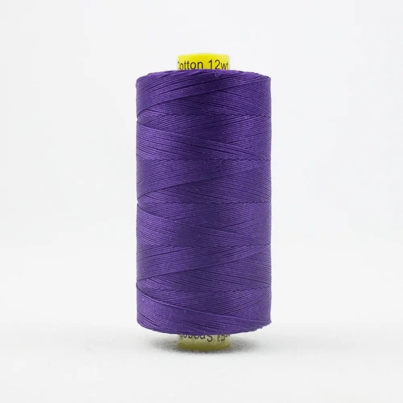 SP07 - Spagetti 12wt Egyptian Cotton Deep Royal Purple Thread