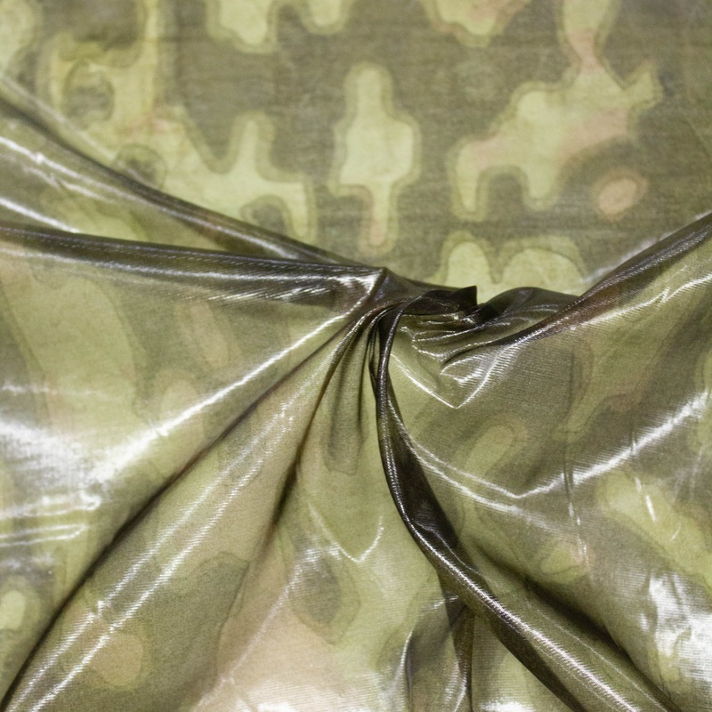 Styne Green Camouflage Nylon Fabric - ONLINE EXCLUSIVE -