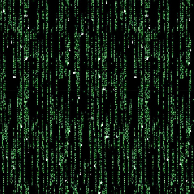 The Matrix Collection-Matrix Code-Black-100% Cotton-23080101-01 Black