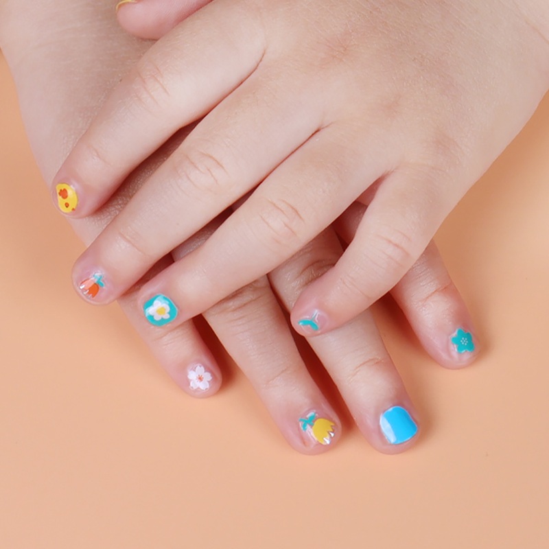 Zipkok Mini Gel Nail Strips for Kids - Birdy Picnic
