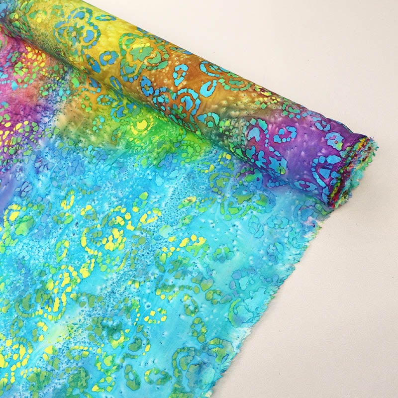 Batik Cotton - Multi Coloured - Swirls