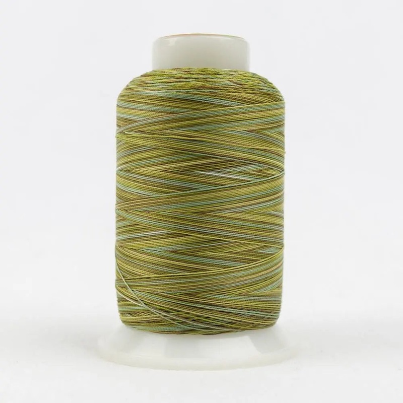 SCM15 - Silco 35wt Cotton Brown Green Thread
