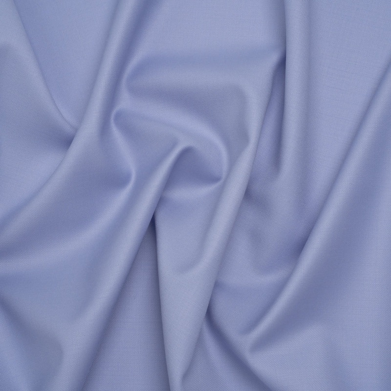 Super 100 Wool Twill Suiting - Powder Blue - Deadstock