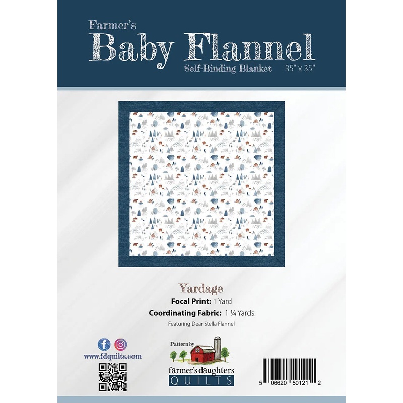 Farmer's Baby Flannel 5pk
