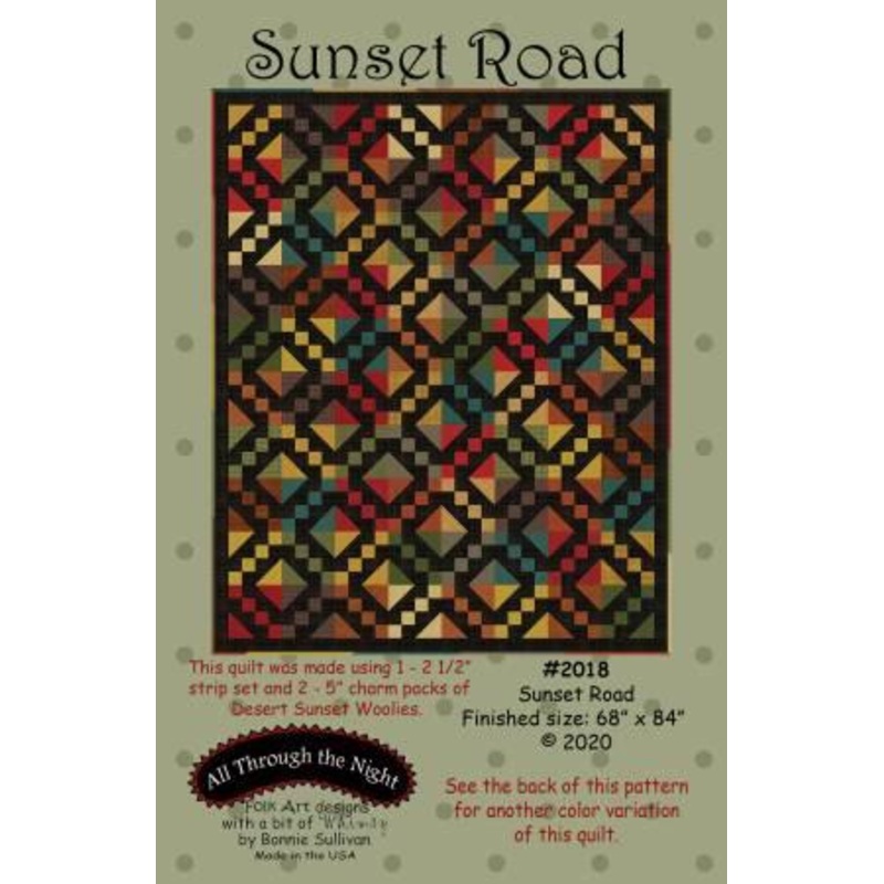 Sunset Road Pattern 68" X 84" 2018