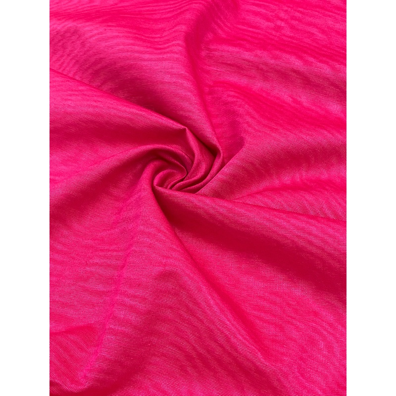 Pink Silk Fabric, Moire Silk Fabric, Silk By The Yard. Watermark Pattern.