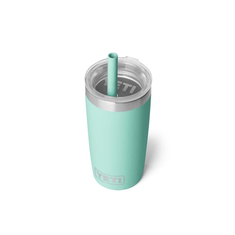 Rambler Jr. 10 oz. Straw Tumbler Seafoam