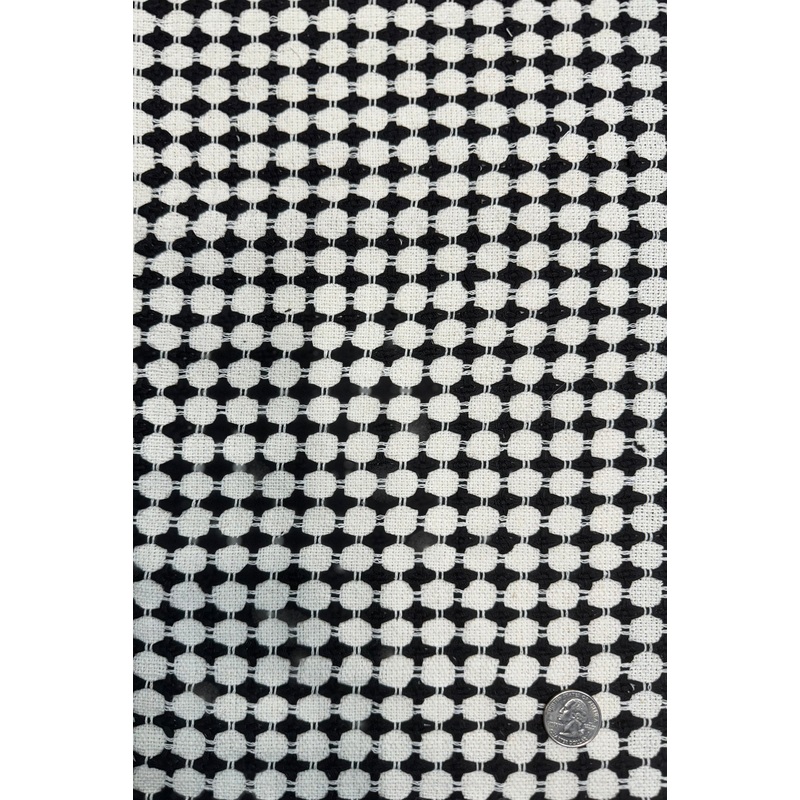 Black White Heavy Cotton COT-010
