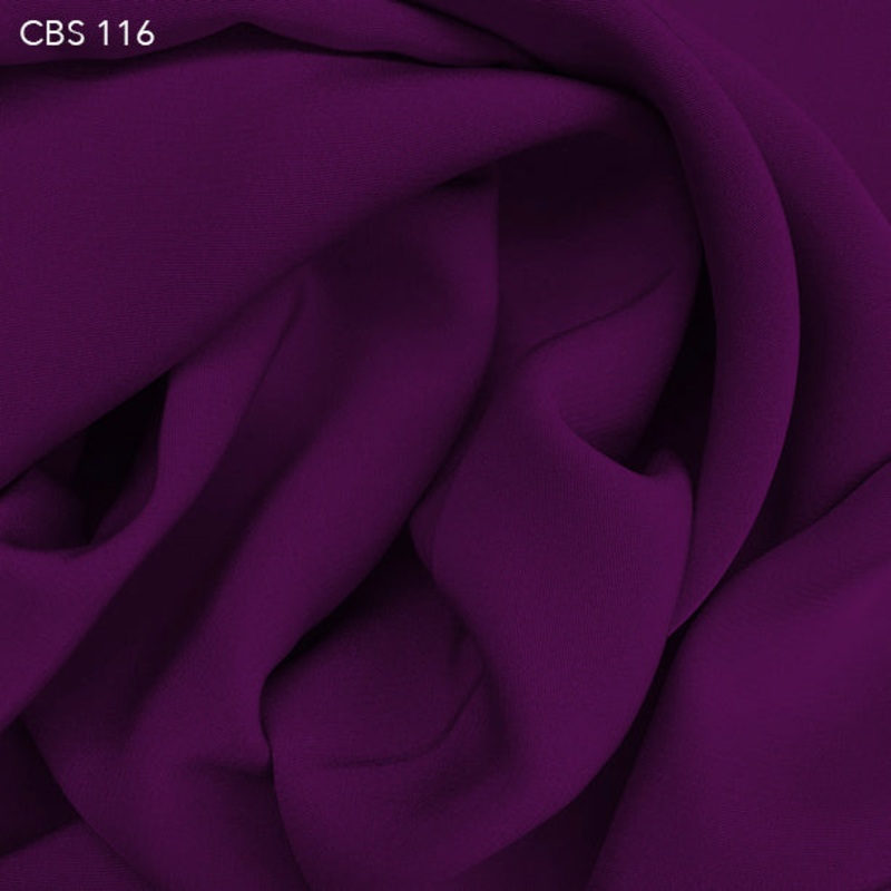 Silk Crepe Back Satin - Electric Violet