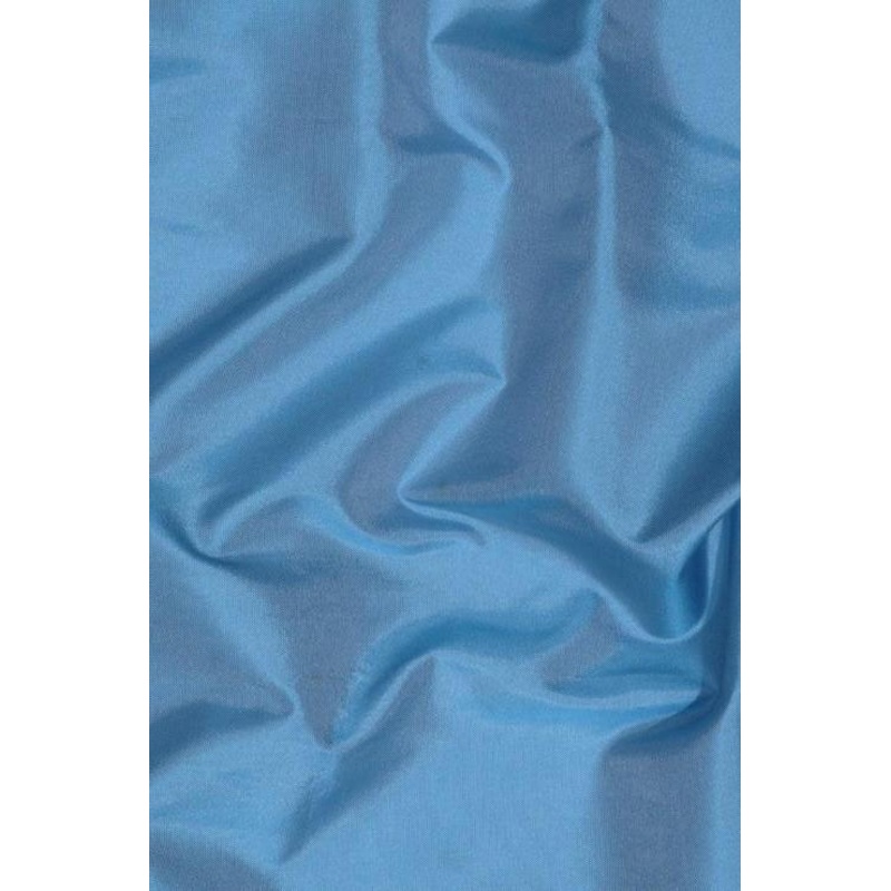 Aqua Blue Light Taffeta Silk Fabric