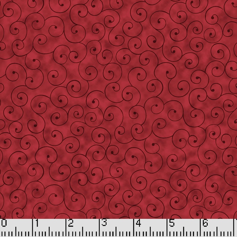 108" -Tilt a Whirl - Ruby - 100% Cotton