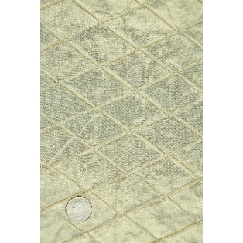 Embroidered Dupioni Silk MED-098 Fabric