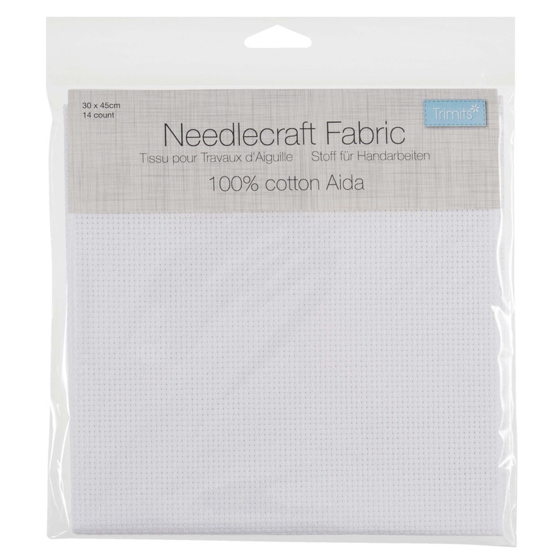 White Cotton Aida