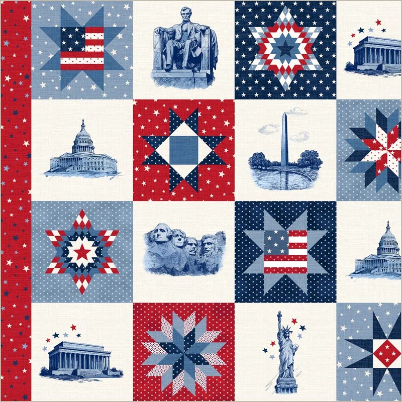 American Tribute Whistler Studios 55286D-1 Multi Heritage & Honor Cotton