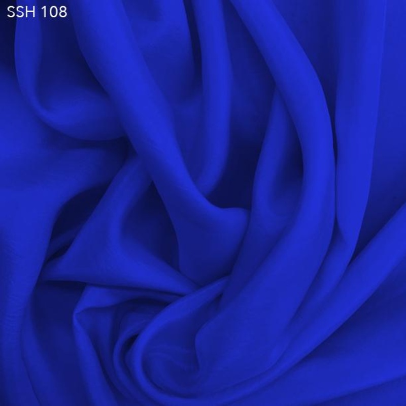 Silk Habotai (China Silk) - Dynamic Blue