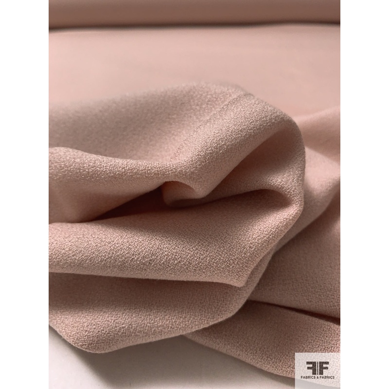 Solid Wool Crepe - Nude
