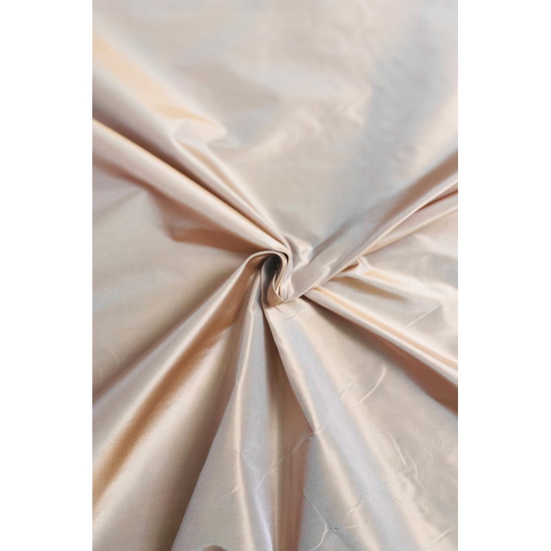 Toasted Almond Taffeta Silk Fabric