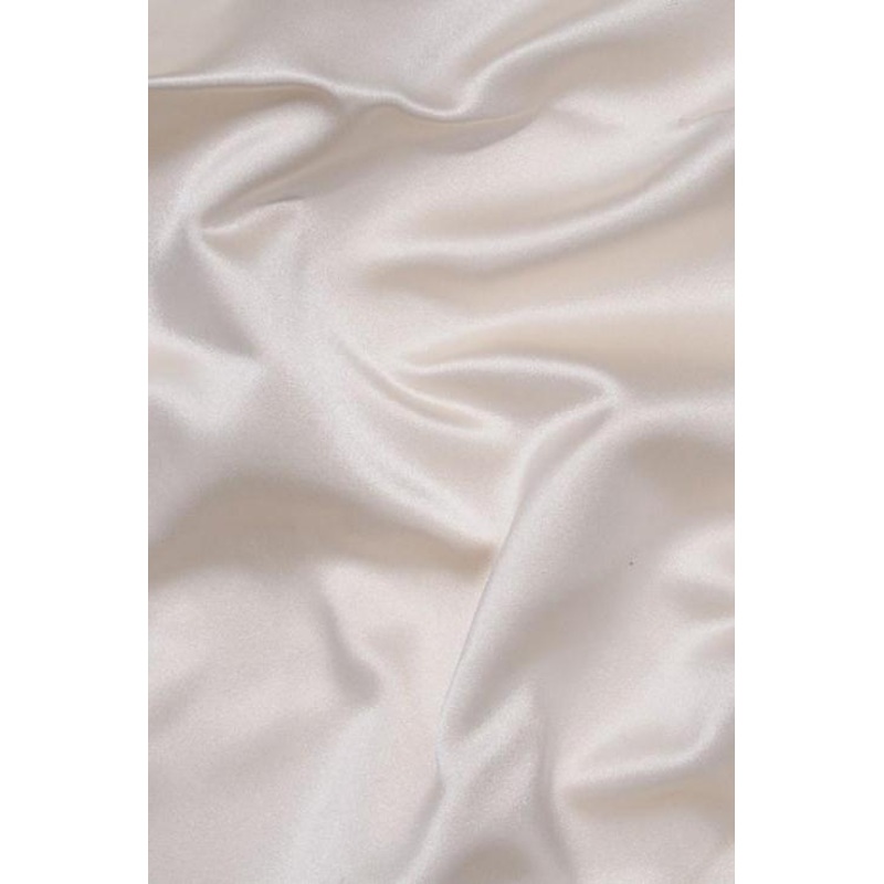 Vanilla Silk Duchess Satin Fabric