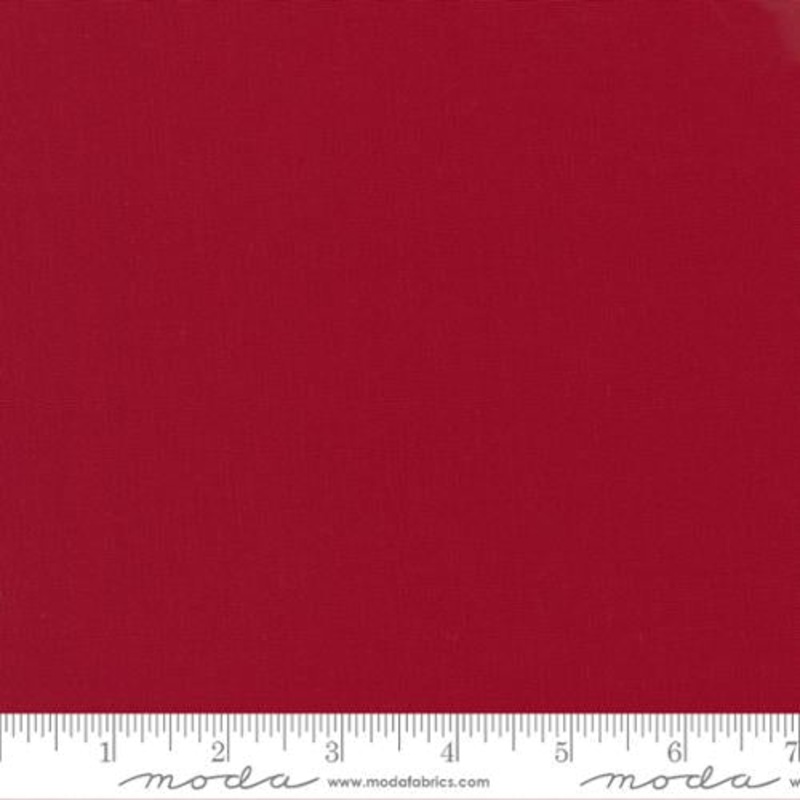 Bella Solid Country Red Moda Cotton Fabric MD 9900 17