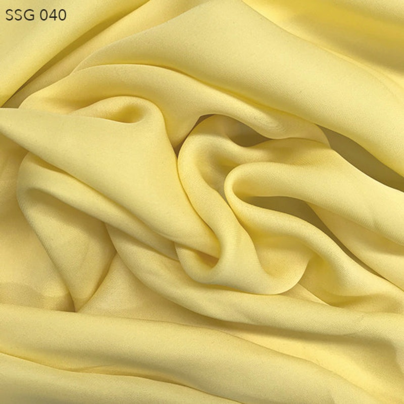 Silk Georgette - Lemon Twist