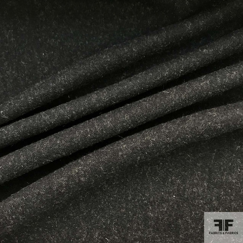 Solid Wool Coating - Midnight Blue