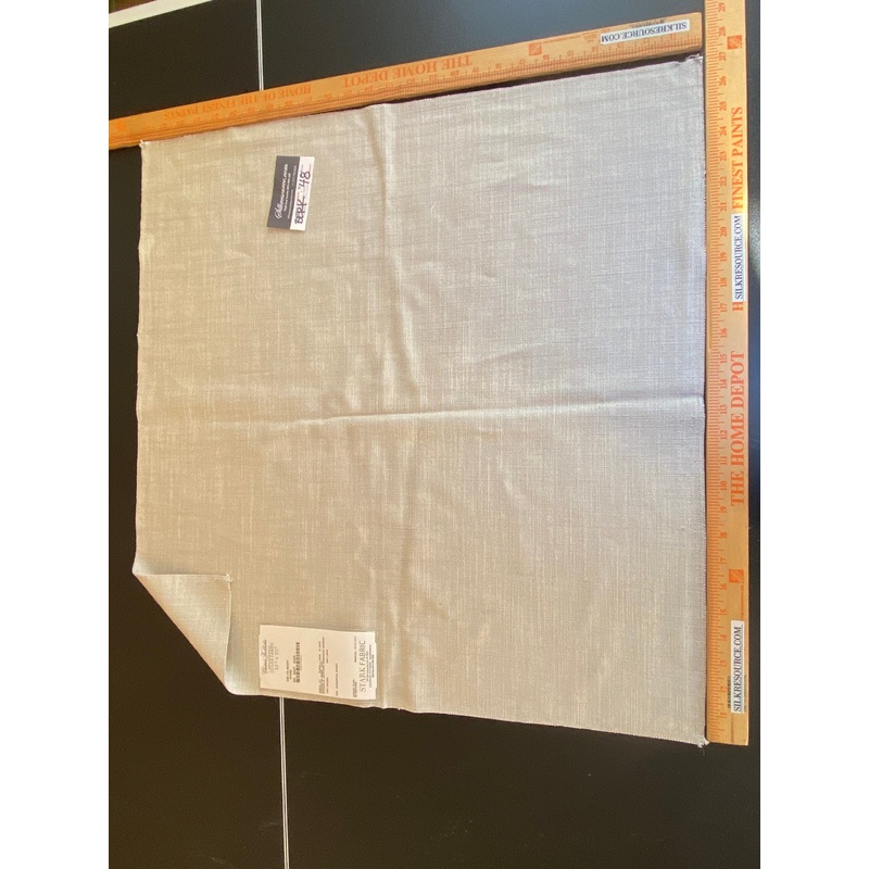 Scalamandre Eco FR Heavy Stone Viscose Plain Beige - Square 27x 27