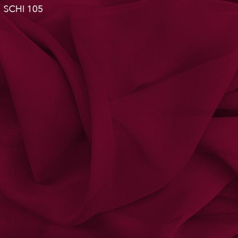 Silk Chiffon - Red Wine
