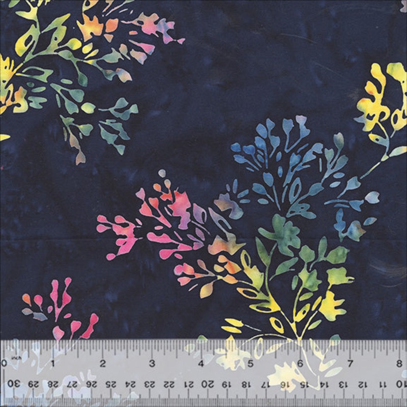 Allure Anthology Fabrics 2947Q-X Nightshade Herbs Batik Cotton