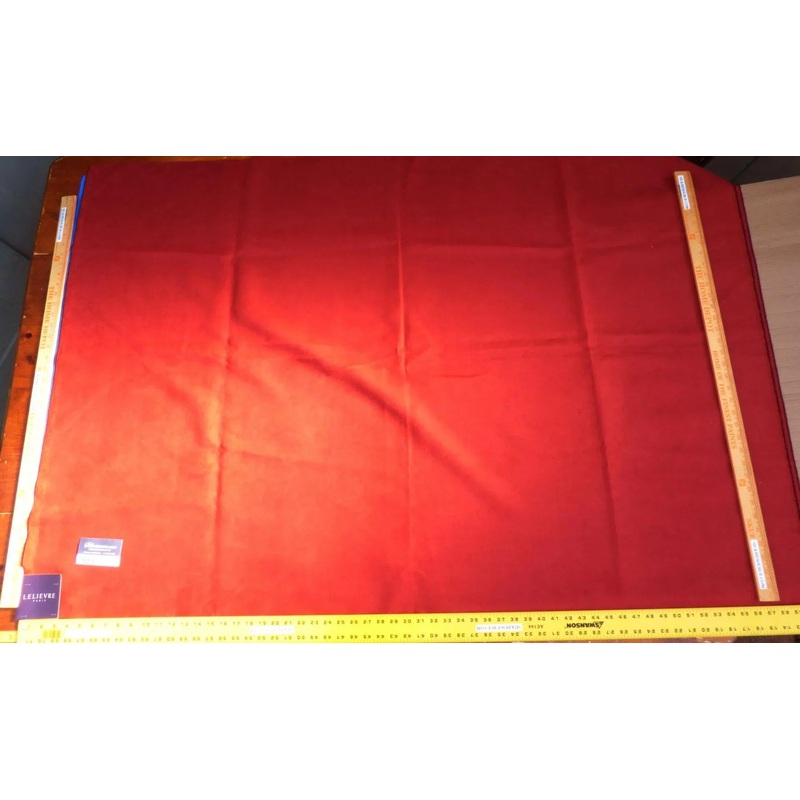 Scalamandre Daim Grenat Suede - Red Square