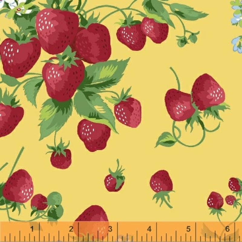 Strawberry Picnic 31966L-2 Cotton