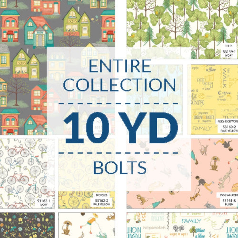 Be My Neighbor Terri Degenkolb FBTY BEMY10YD-X Multi 10Yd Assortment Cotton