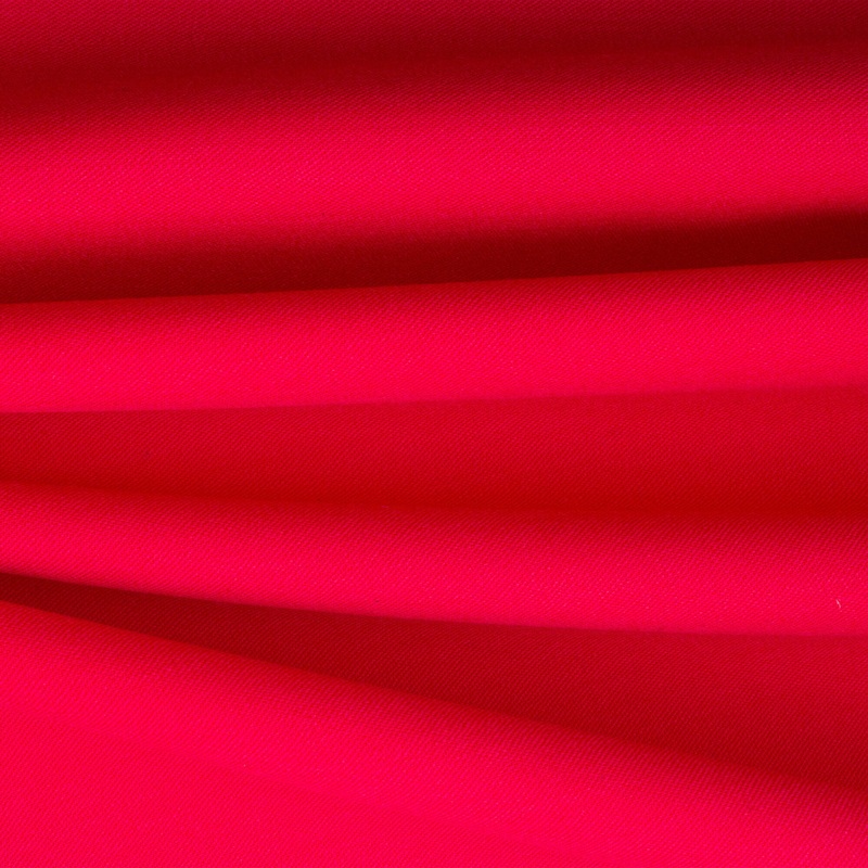 Hot Pink Stretch Wool Gaberdine
