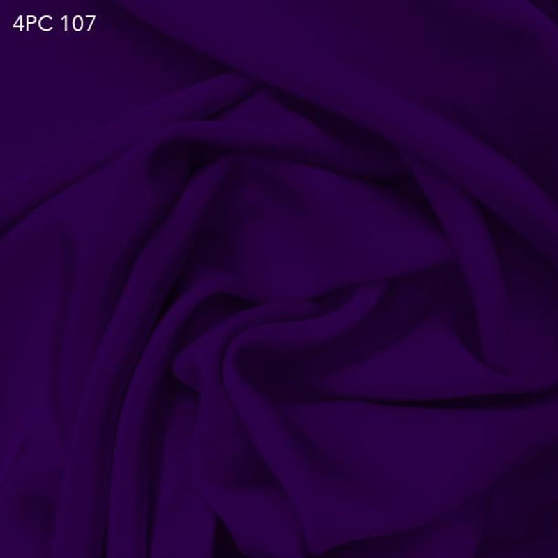 4 Ply Silk Crepe - Royal Purple