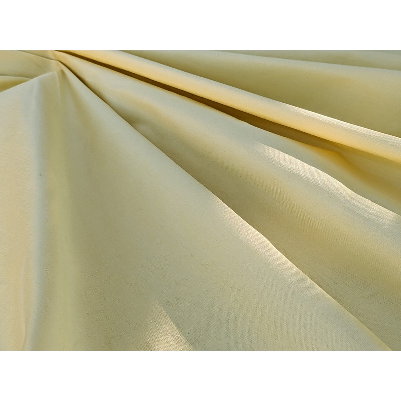 Bty Scalamandre Shangri-la Silk Dupioni "froth" Light Yellow Gold MSRP USD 158Y
