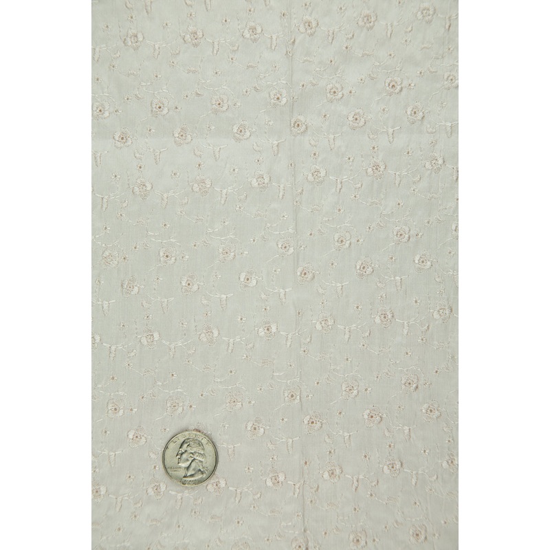Embroidered Dupioni Silk MED-177/16 Fabric