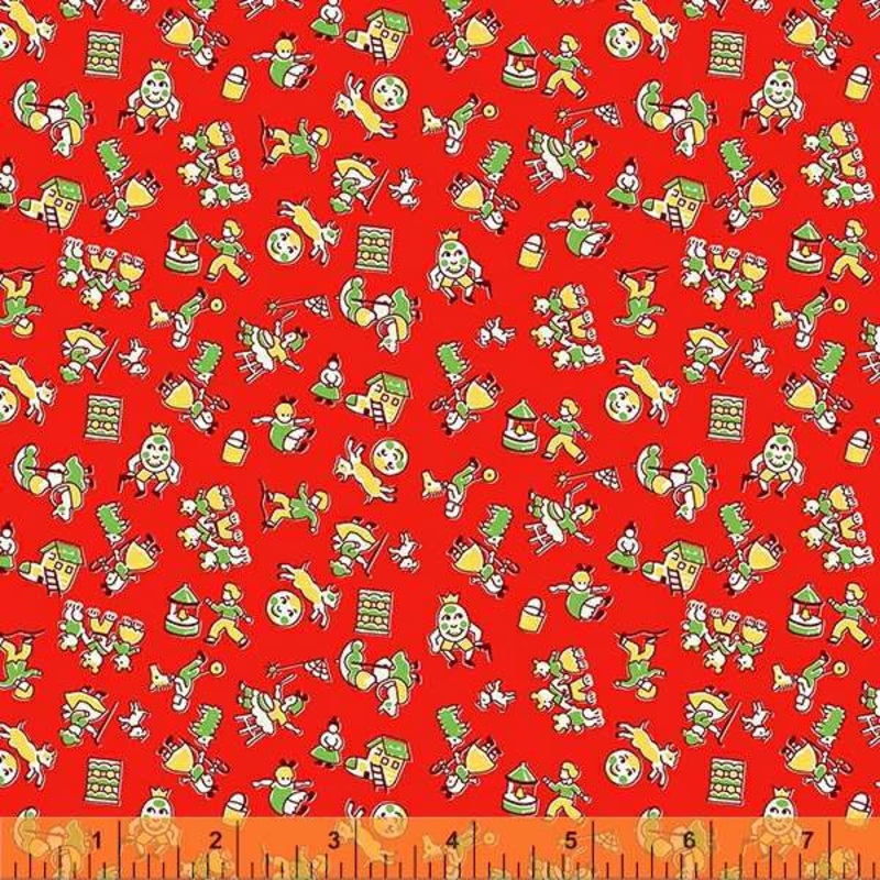Storybook '22 Whistler Studios 53199-1 Red Storybook Classics Cotton