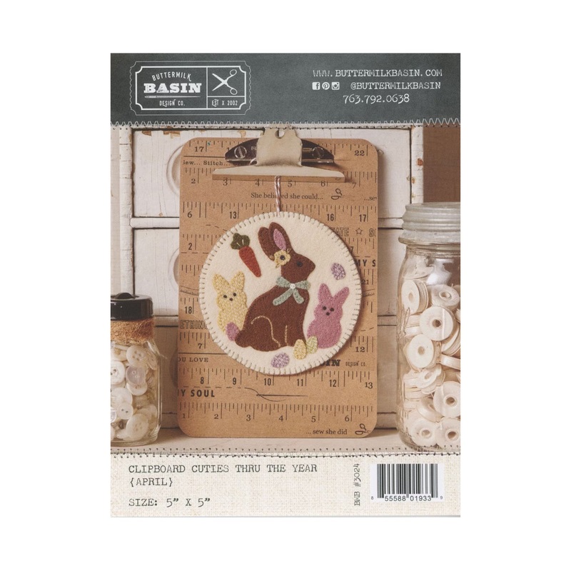 Buttermilk Basin - Clipboard Cuties Thru The Year - April