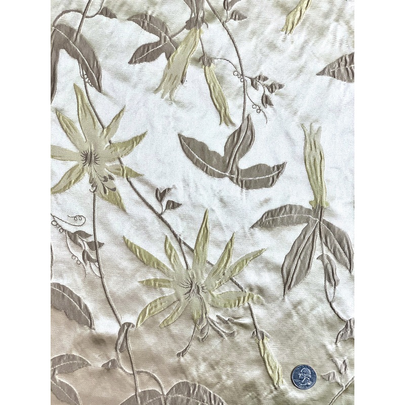 Yellow-Gold/Beige/Taupe Blended Silk Novelties SMH-87 Fabric
