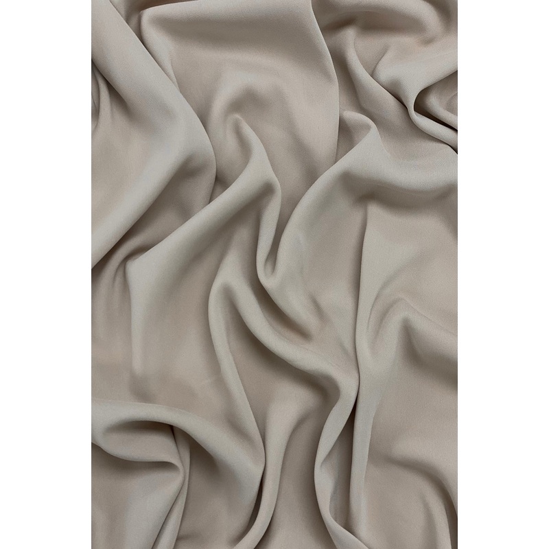 Sand Triacetate Lightweight Matte Crepe