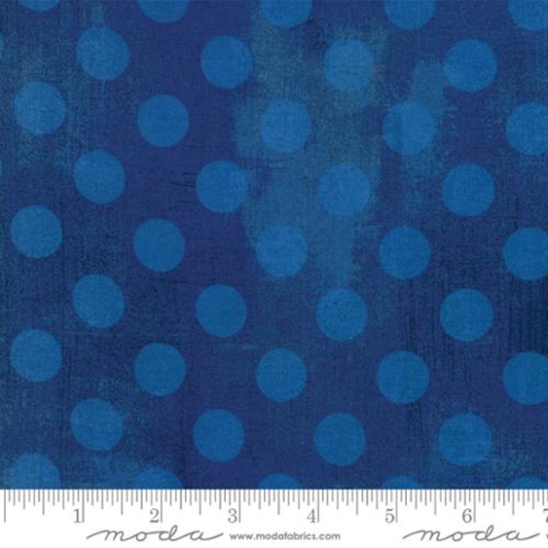 108" - Moda -"Hits the Spot " Cobalt - 100% Cotton