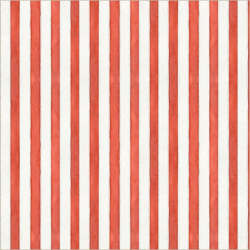 America the Beautiful Leslie Trimbach 55140-3 Red Stitched Stripes Cotton