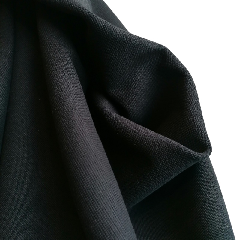 Black Heavy Rib/Cuff Organic Cotton