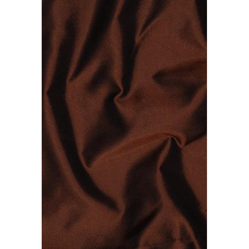 Burnished Copper Taffeta Silk Fabric
