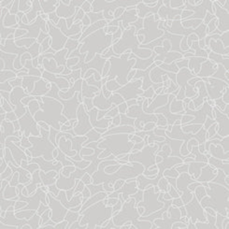 Quilting Illusions SCRIBBLE GRAY Fabric