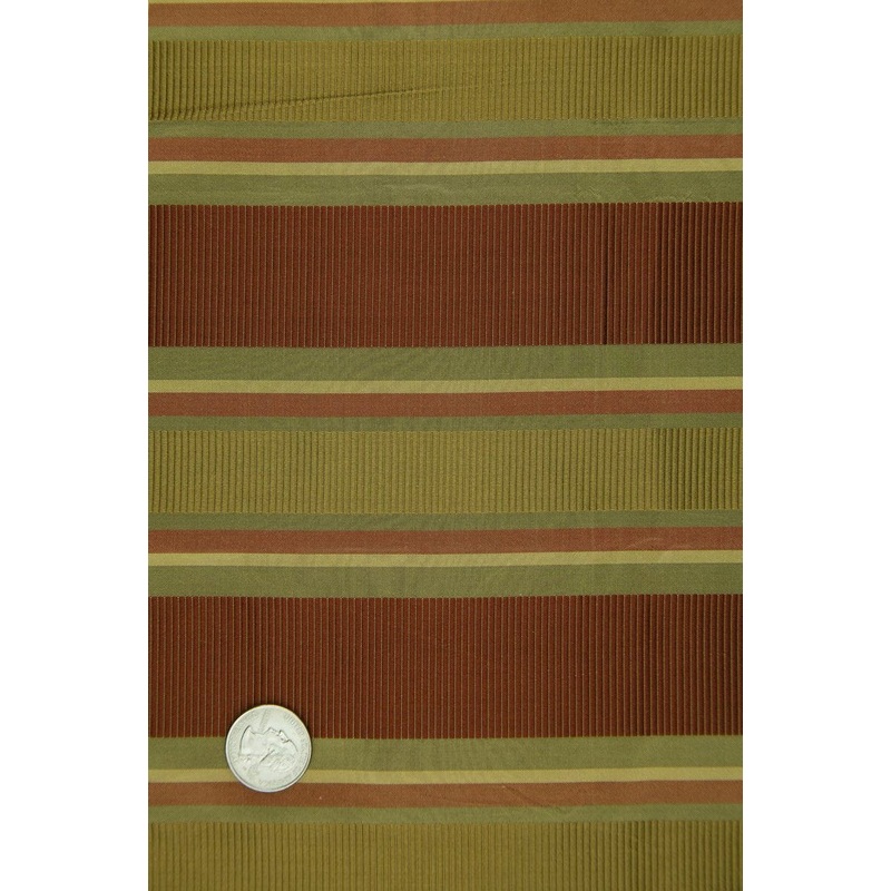 Red 085 Silk Taffeta Plaids & Stripes