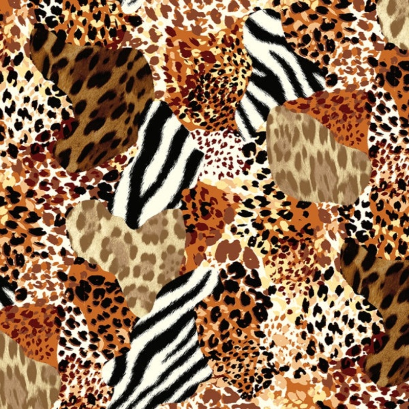 Savanna Sunrise Whistler Studios 52987-X Multi Skins Patch Cotton