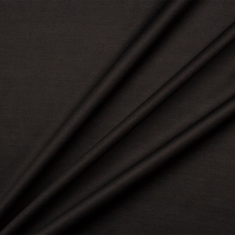 Black Cotton Jersey