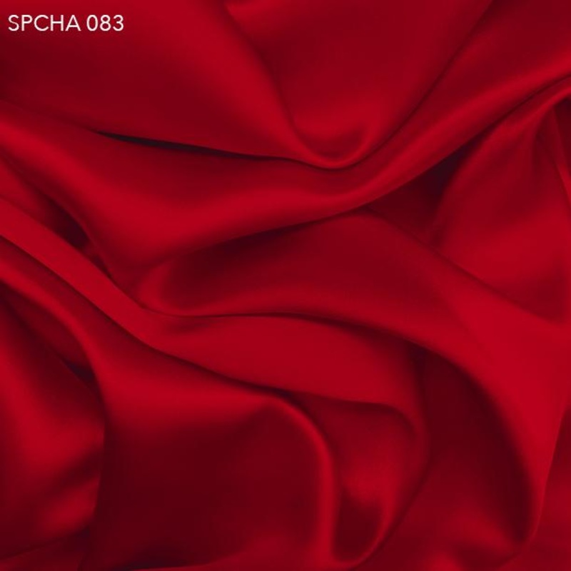 Silk Charmeuse - Cranberry Red